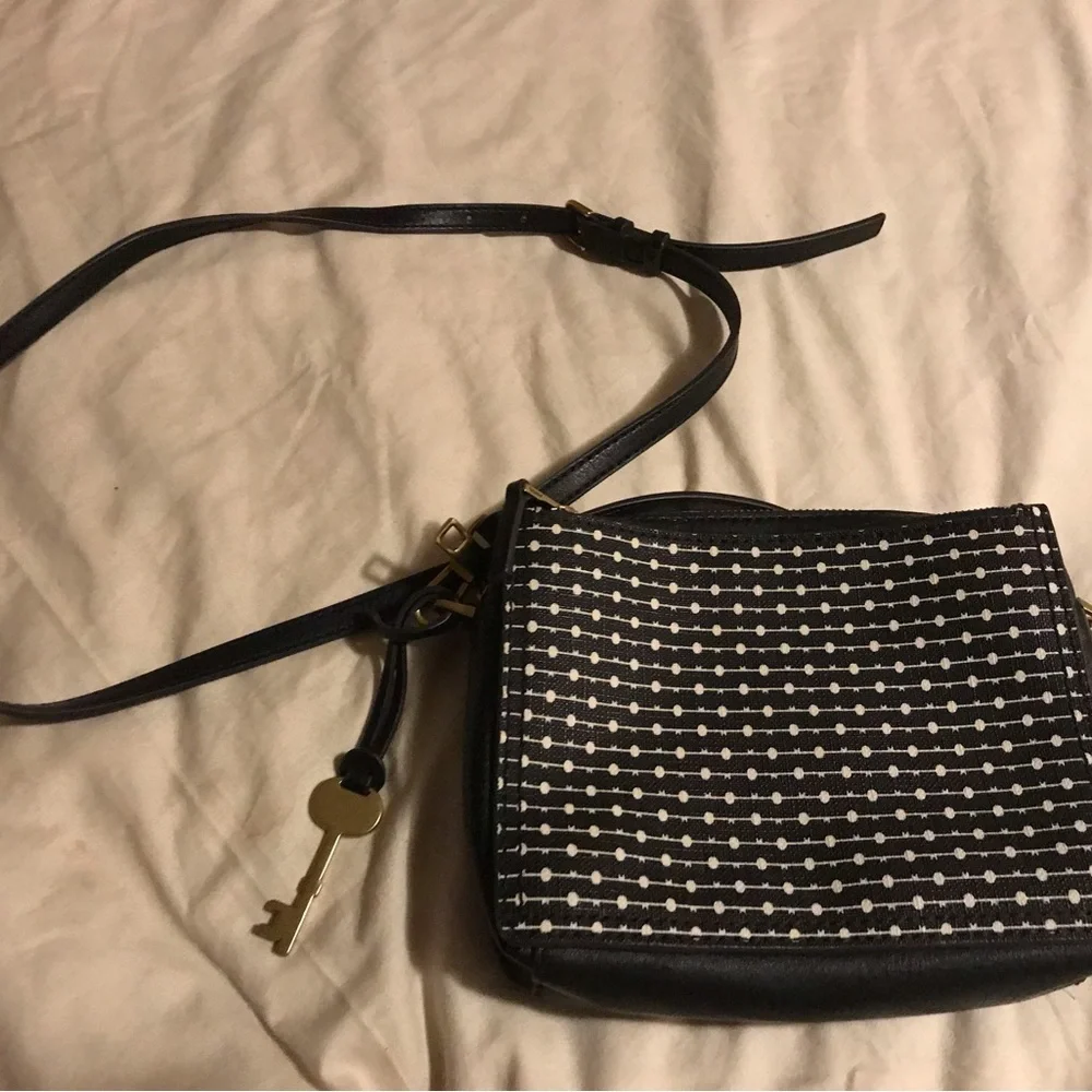 Fossil Bag Polka Dot Crossbody